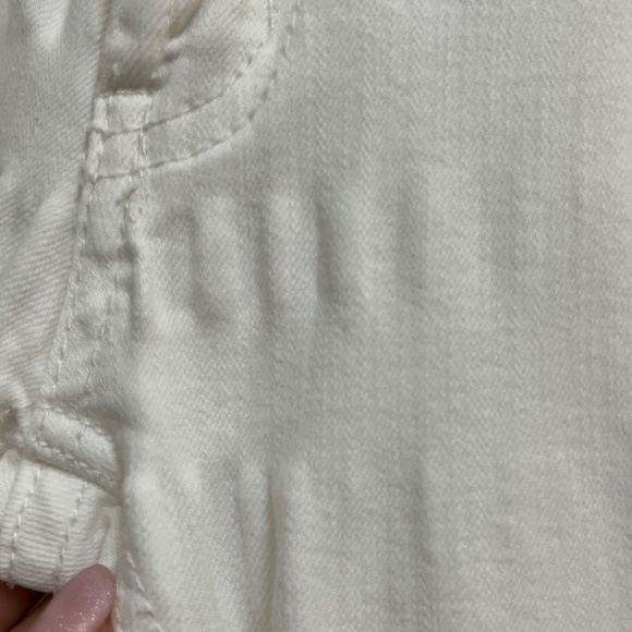 White Rhinestone Embellished Distressed Jeans – Size S - Picture 8 of 16